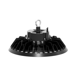 industribelysning led highbay rund svart